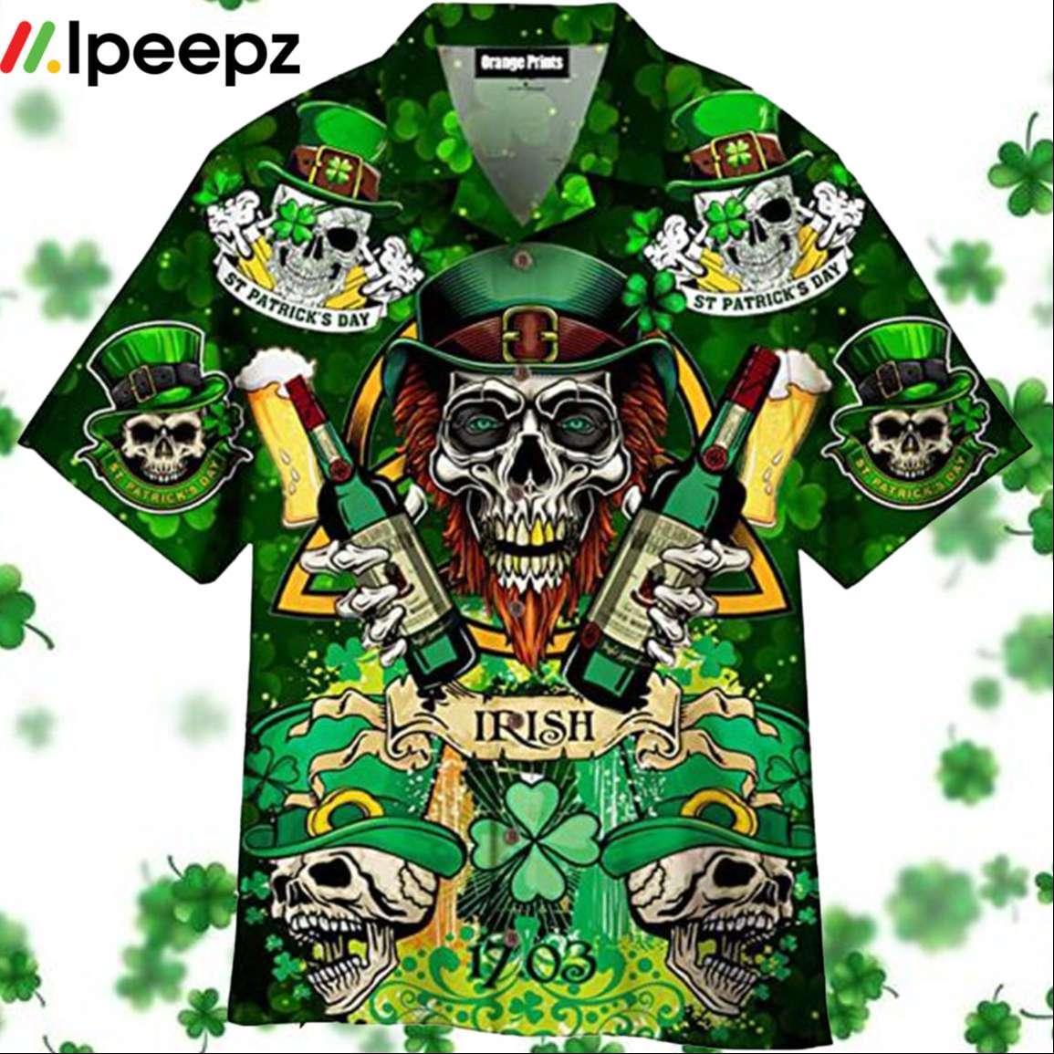 Irish Saint Patrick Day Hawaiian Shirt
