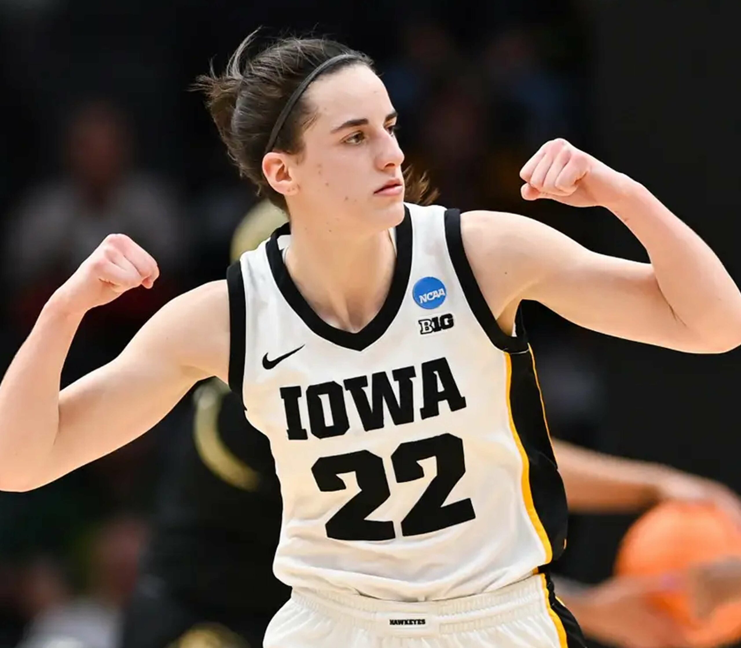 Caitlin Clark demonstrates her skills during Iowa's Sweet 16 victory over the Colorado Buffaloes