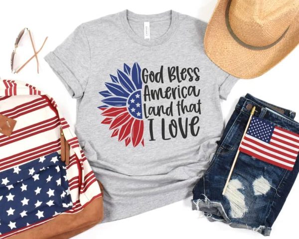 God Bless America Land That I Love Shirt