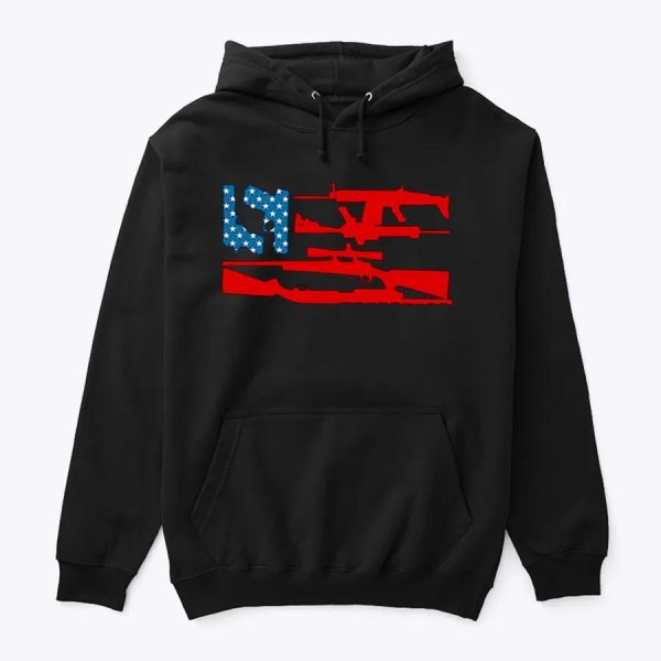 Guns And 69 America Flag Shirt