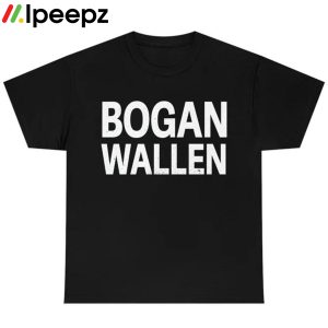 BOGAN WALLEN tours music shirt