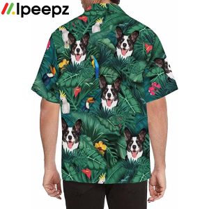 Dog Animal With Hawaiian shirt