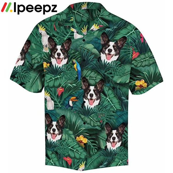 Dog Animal With Hawaiian Shirt