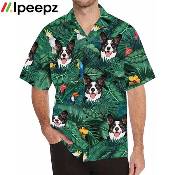 Dog Animal With Hawaiian Shirt