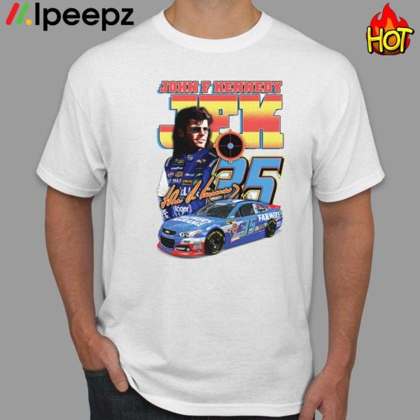 John F. Kennedy 35 Race Car Shirt