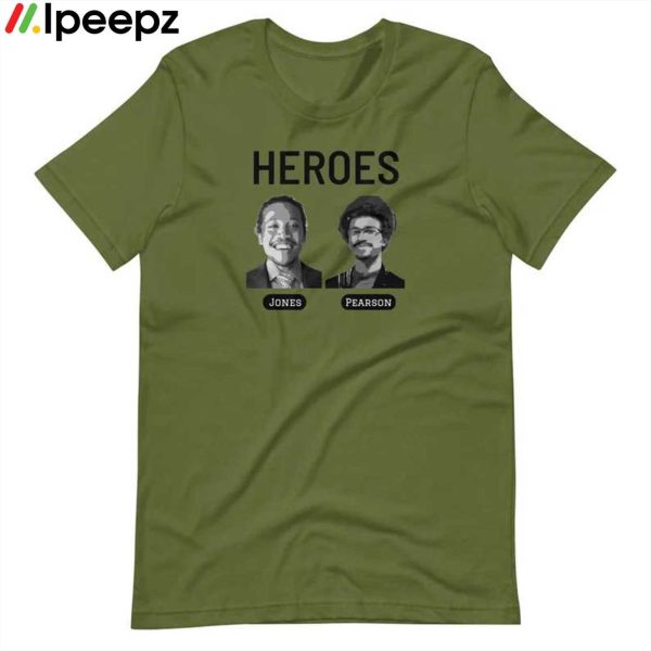 Justin Jones Justin Pearson Heroes Gun Violence shirt