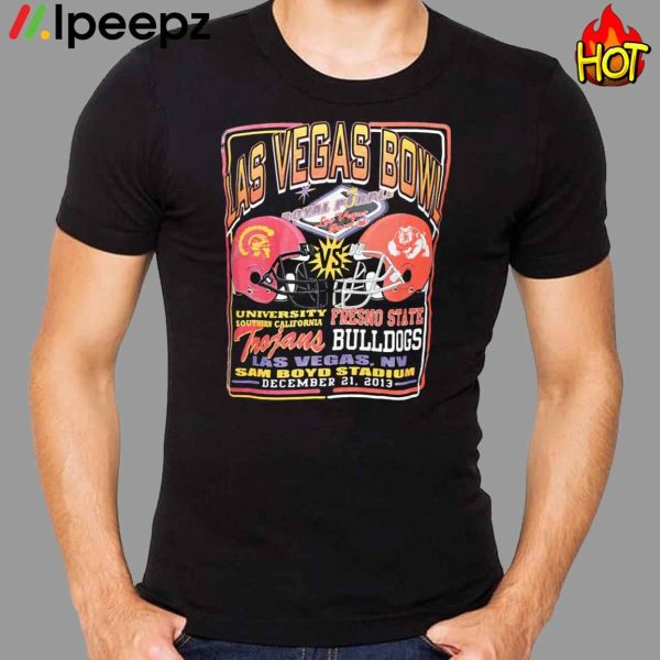 Las Vegas Bowl Bulldog And Southern California Trojans Shirt