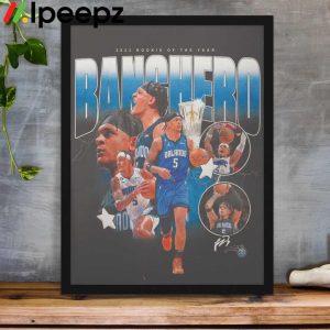 Paolo Banchero Win 2023 Rookie Of The Year Poster Canvas