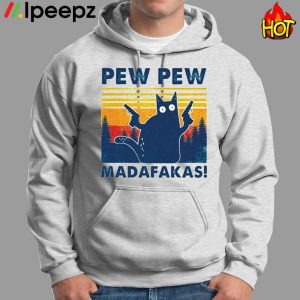 Pew Pew Madafakas Cat gun shirt