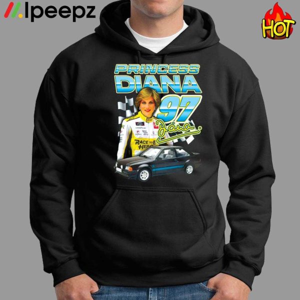 Princess Diana 97 Race Car Shirt