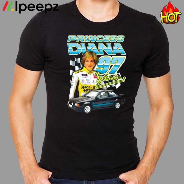 Princess Diana 97 Race Car Shirt