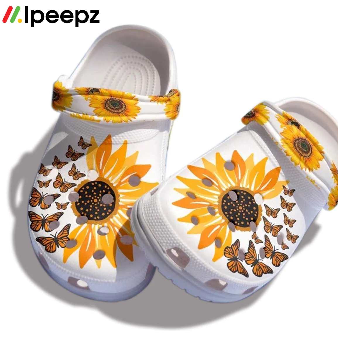 Sunflower crocs hot sale