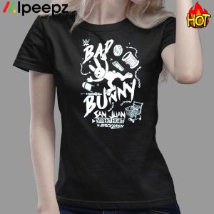 Bad Bunny Splash San Juan Street Fight Backlash WWE Shirt 3