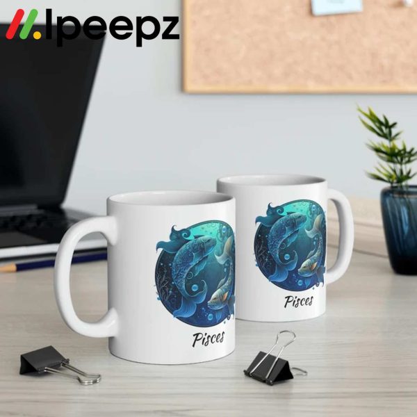 Fish Zodiac Sign Pisces Mug