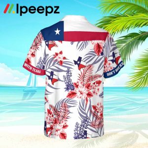 Floral Bluebonnet Dont Mess with Texas Hawaiian Shirt Texas Home Shirt 1