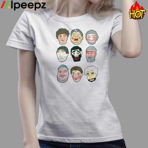 H3 Podcast Faces Shirt 3