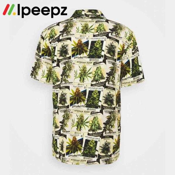 Herb Afghan Kush Colombian Gold Maui Wowie Hawaiian Shirt