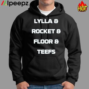 James Gunn Lylla Rocket Floor Teefs Shirt 1