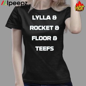 James Gunn Lylla Rocket Floor Teefs Shirt 3