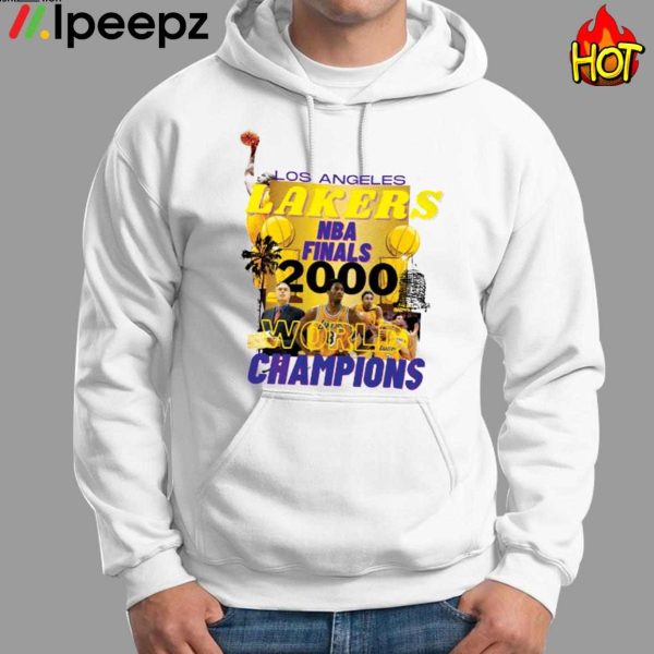 Los Angeles Lakers NBA Finals 2000 World Champions Shirt