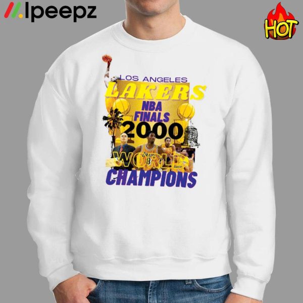 Los Angeles Lakers NBA Finals 2000 World Champions Shirt