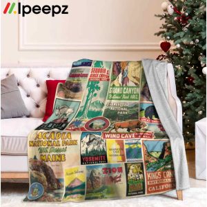 National Parks Cozy Plush Fleece Blanket 1