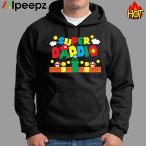 Personalised Super Daddio Mario Game Shirt 1