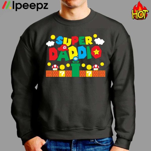 Personalised Super Daddio Mario Game Shirt