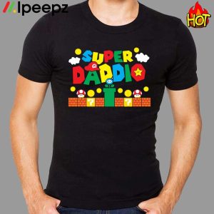 Personalised Super Daddio Mario Game Shirt