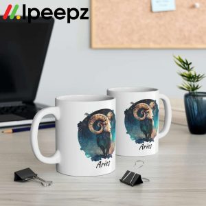 Sheep Zodiac Sign Aries Mug 2