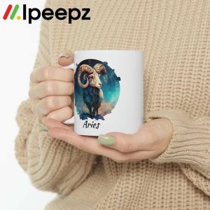 Sheep Zodiac Sign Aries Mug 3