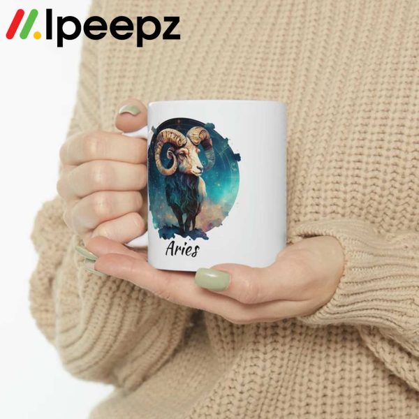 Sheep Zodiac Sign Aries Mug