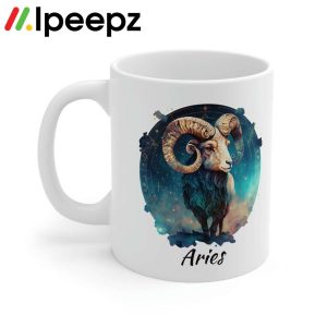 Sheep Zodiac Sign Aries Mug