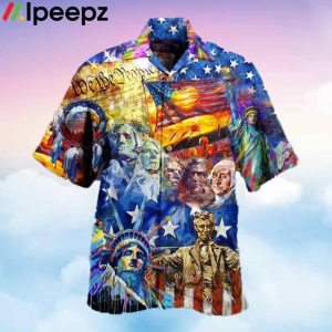 Statue of Liberty and US President Independence 4th of July Austria Hawaii Shirt