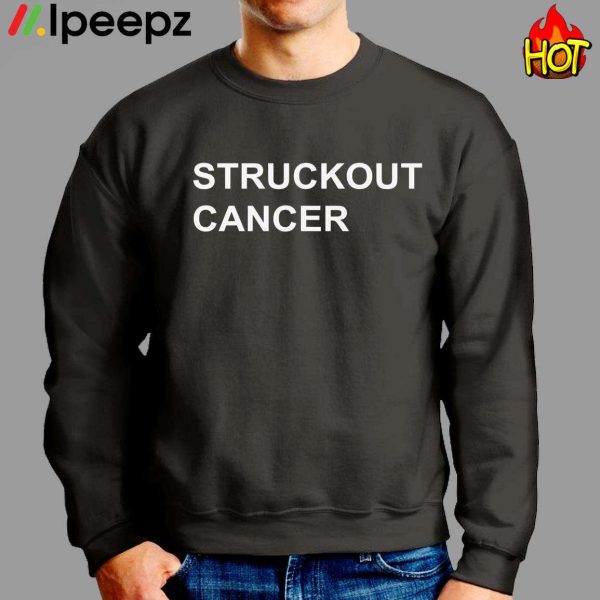 StruckOut Cancer White Sox Shirt