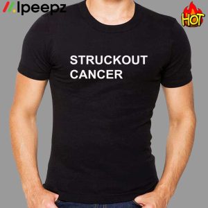 StruckOut Cancer White Sox Shirt