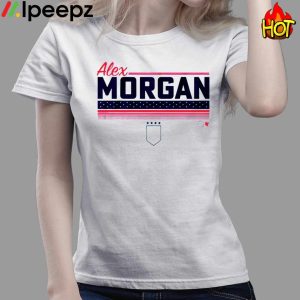Alex Morgan Stripe Uswntpa Shirt