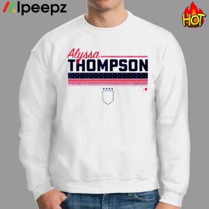 Alyssa Thompson Stripe Uswntpa Shirt