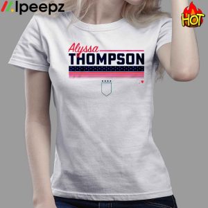 Alyssa Thompson Stripe Uswntpa Shirt