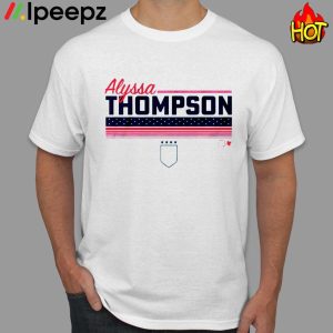 Alyssa Thompson Stripe Uswntpa Shirt