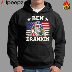 Benjamin Franklin 4th Of July Funny Drinking Shirt 2