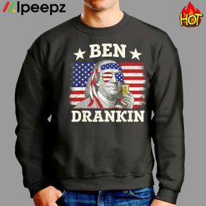 Benjamin Franklin 4th Of July Funny Drinking Shirt 3