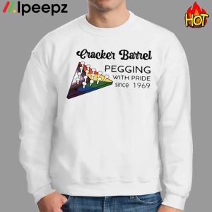 Cracker Barrel Pegging With Pride Since 1969 Shirt 2