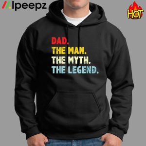 Dad The Man Myth Legend Vintage Shirt 1