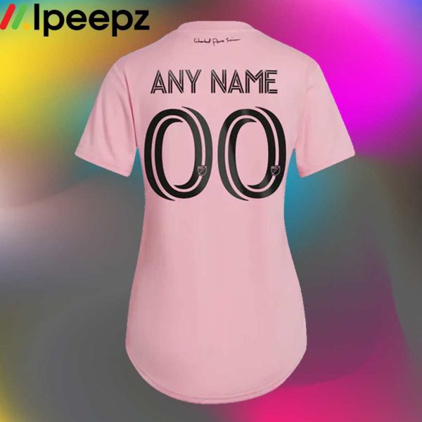 Lionel Messi Inter Miami CF Pink Womens Jersey