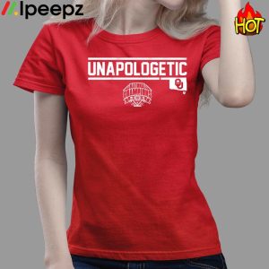 Oklahoma Softball Unapologetic NCAA Shirt 5