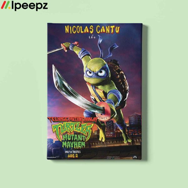 Teenage Mutant Ninja Turtles Mutant Mayhem Poster Canvas