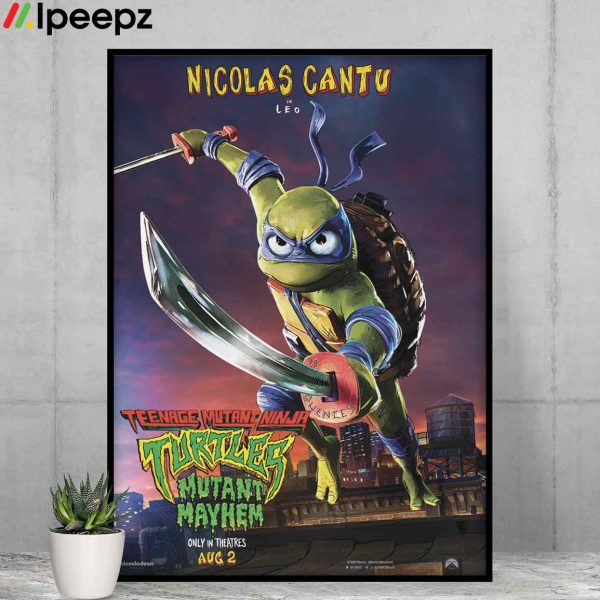 Teenage Mutant Ninja Turtles Mutant Mayhem Poster Canvas