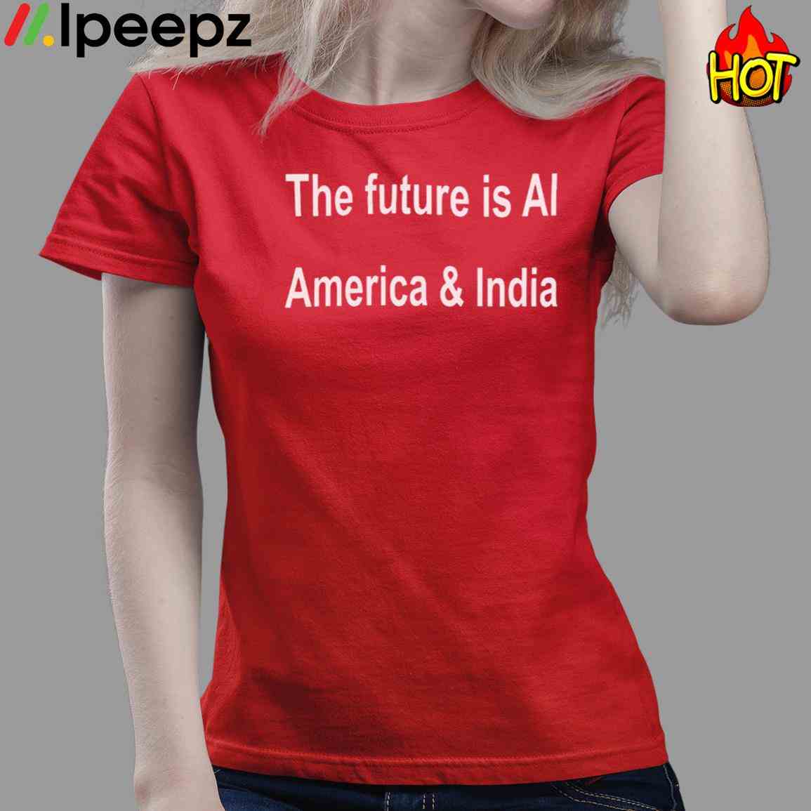 The Future Is Ai America And India Shirt 2 1