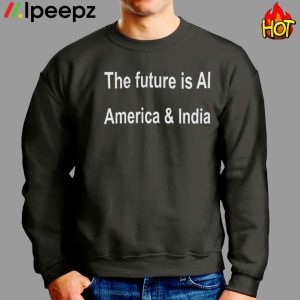 The Future Is Ai America And India Shirt 3